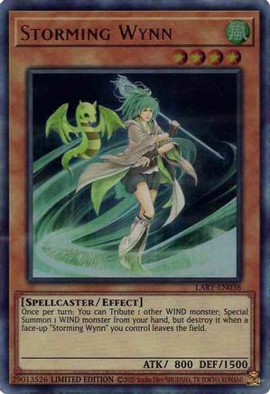 Storming Wynn (LART-EN038) - The Lost Art Promotion Limited - Premium Yugioh Single from Konami - Just $0.24! Shop now at Game Crave Tournament Store