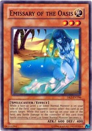 Emissary of the Oasis (DR2-EN196) - Dark Revelation Volume 2 Unlimited - Premium Yugioh Single from Konami - Just $0.25! Shop now at Game Crave Tournament Store