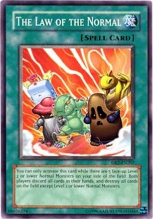 The Law of the Normal (DR2-EN207) - Dark Revelation Volume 2 Unlimited - Premium Yugioh Single from Konami - Just $0.43! Shop now at Game Crave Tournament Store