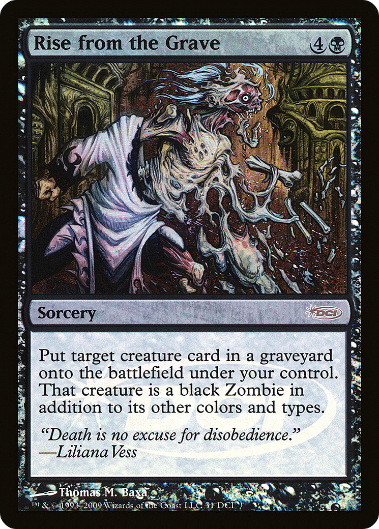 Rise from the Grave (PDCI-031) - DCI Promos Foil - Premium MTG Single from Wizards of the Coast - Just $0.10! Shop now at Game Crave Tournament Store
