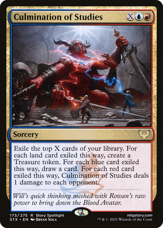Culmination of Studies (STX-173) - Strixhaven: School of Mages - Premium MTG Single from Wizards of the Coast - Just $0.08! Shop now at Game Crave Tournament Store
