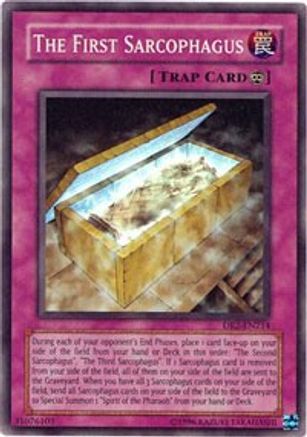 The First Sarcophagus (DR2-EN214) - Dark Revelation Volume 2 Unlimited - Premium Yugioh Single from Konami - Just $0.67! Shop now at Game Crave Tournament Store