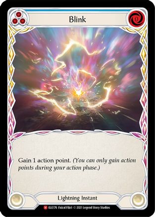 Blink (ELE176) - Tales of Aria 1st Edition Rainbow Foil - Premium Flesh And Blood Single from Legend Story Studios - Just $9.21! Shop now at Game Crave Tournament Store