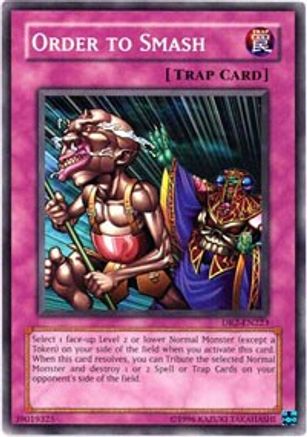 Order to Smash (DR2-EN223) - Dark Revelation Volume 2 Unlimited - Premium Yugioh Single from Konami - Just $0.25! Shop now at Game Crave Tournament Store