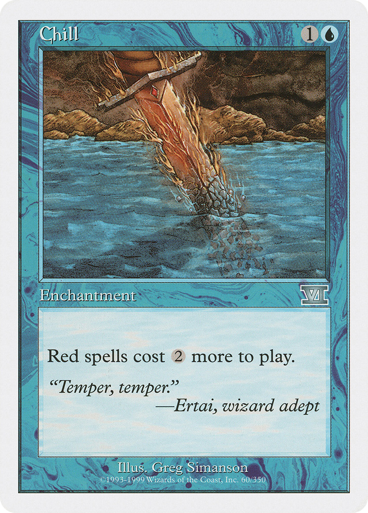 Chill (6ED-060) - Classic Sixth Edition - Premium MTG Single from Wizards of the Coast - Just $0.14! Shop now at Game Crave Tournament Store