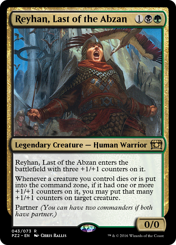 Reyhan, Last of the Abzan (PZ2-043) - Treasure Chest Foil - Premium MTG Single from Wizards of the Coast - Just $0! Shop now at Game Crave Tournament Store