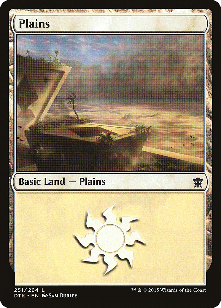 Plains (DTK-251) - Dragons of Tarkir - Premium MTG Single from Wizards of the Coast - Just $0.25! Shop now at Game Crave Tournament Store