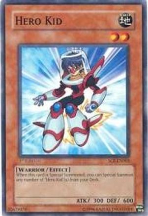 Hero Kid (SOI-EN005) - Shadow of Infinity 1st Edition - Premium Yugioh Single from Konami - Just $0.49! Shop now at Game Crave Tournament Store