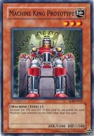 Machine King Prototype (SOI-EN012) - Shadow of Infinity 1st Edition - Premium Yugioh Single from Konami - Just $0.08! Shop now at Game Crave Tournament Store