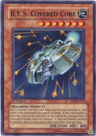 B.E.S. Covered Core (SOI-EN013) - Shadow of Infinity 1st Edition - Premium Yugioh Single from Konami - Just $0.26! Shop now at Game Crave Tournament Store