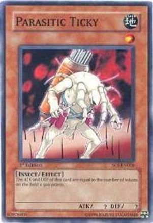 Parasitic Ticky (SOI-EN018) - Shadow of Infinity 1st Edition - Premium Yugioh Single from Konami - Just $0.25! Shop now at Game Crave Tournament Store