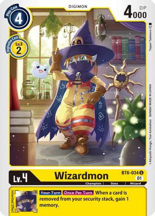 Wizardmon (BT6-034) - Double Diamond - Premium Digimon Single from Bandai - Just $0.25! Shop now at Game Crave Tournament Store