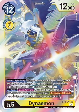 Dynasmon (BT6-044) - Double Diamond Foil - Premium Digimon Single from Bandai - Just $0.41! Shop now at Game Crave Tournament Store