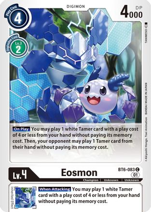 Eosmon - BT6-083 (BT6-083) - Double Diamond - Premium Digimon Single from Bandai - Just $0.25! Shop now at Game Crave Tournament Store