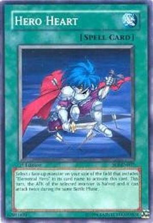Hero Heart (SOI-EN037) - Shadow of Infinity Unlimited - Premium Yugioh Single from Konami - Just $0.25! Shop now at Game Crave Tournament Store
