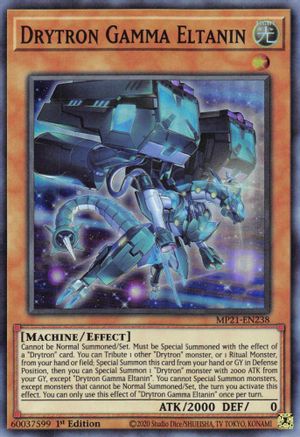 Drytron Gamma Eltanin (MP21-EN238) - 2021 Tin of Ancient Battles 1st Edition - Premium Yugioh Single from Konami - Just $0.25! Shop now at Game Crave Tournament Store