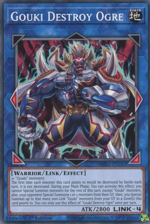 Gouki Destroy Ogre (MP21-EN242) - 2021 Tin of Ancient Battles 1st Edition - Premium Yugioh Single from Konami - Just $0.25! Shop now at Game Crave Tournament Store