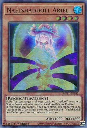 Naelshaddoll Ariel (MP21-EN245) - 2021 Tin of Ancient Battles 1st Edition - Premium Yugioh Single from Konami - Just $0.25! Shop now at Game Crave Tournament Store