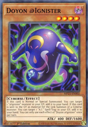 Doyon @Ignister (MP21-EN002) - 2021 Tin of Ancient Battles 1st Edition - Premium Yugioh Single from Konami - Just $0.25! Shop now at Game Crave Tournament Store