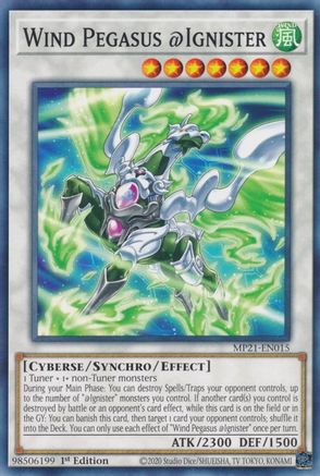 Wind Pegasus @Ignister (MP21-EN015) - 2021 Tin of Ancient Battles 1st Edition - Premium Yugioh Single from Konami - Just $0.25! Shop now at Game Crave Tournament Store