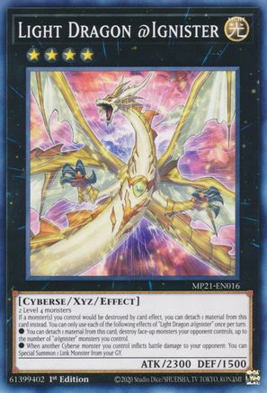 Light Dragon @Ignister (MP21-EN016) - 2021 Tin of Ancient Battles 1st Edition - Premium Yugioh Single from Konami - Just $0.25! Shop now at Game Crave Tournament Store