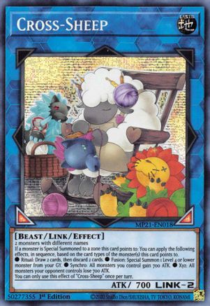 Cross-Sheep (MP21-EN018) - 2021 Tin of Ancient Battles 1st Edition - Premium Yugioh Single from Konami - Just $1.74! Shop now at Game Crave Tournament Store