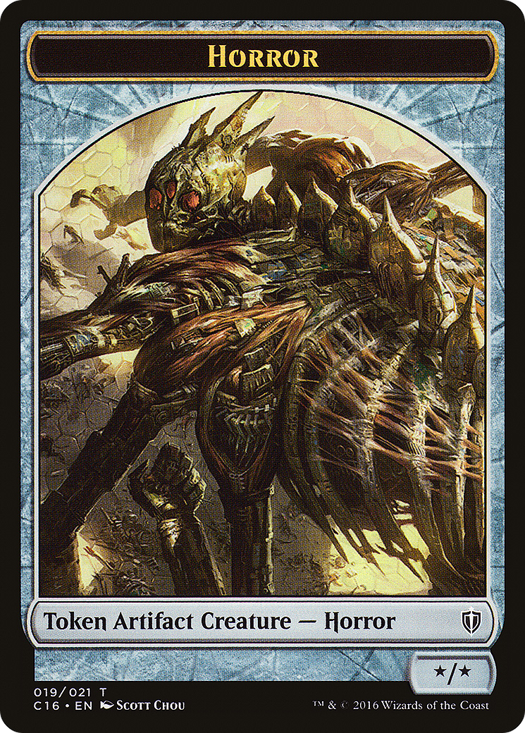 Horror (TC16-019) - Commander 2016 Tokens - Premium MTG Single from Wizards of the Coast - Just $0.09! Shop now at Game Crave Tournament Store