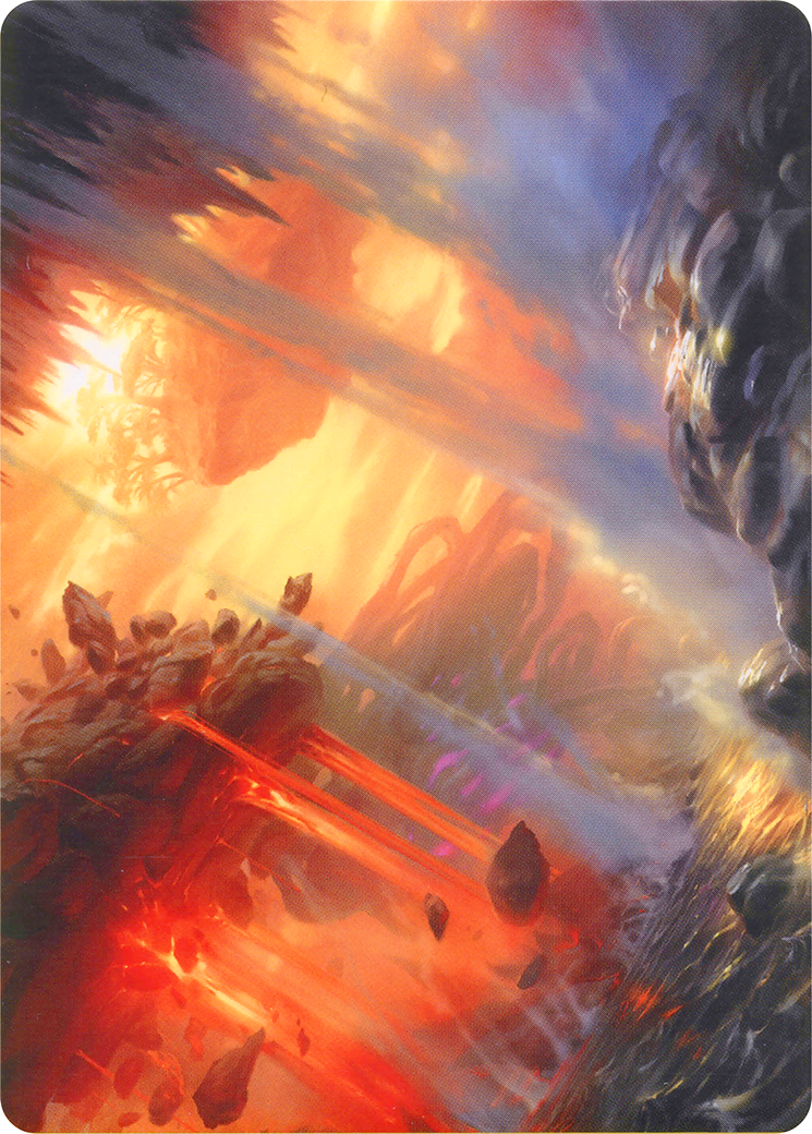 Prismatic Vista // Prismatic Vista (AMH1-048) - Modern Horizons Art Series (Borderless) - Premium MTG Single from Wizards of the Coast - Just $0! Shop now at Game Crave Tournament Store