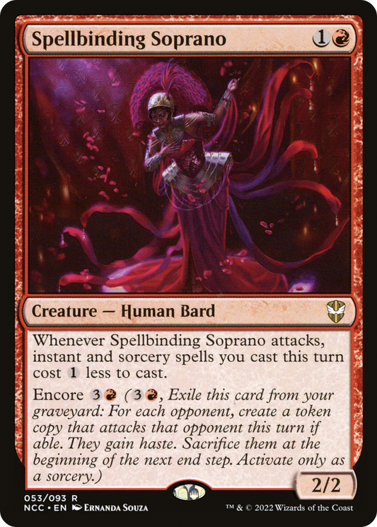 Spellbinding Soprano (NCC-053) - New Capenna Commander - Premium MTG Single from Wizards of the Coast - Just $0.25! Shop now at Game Crave Tournament Store