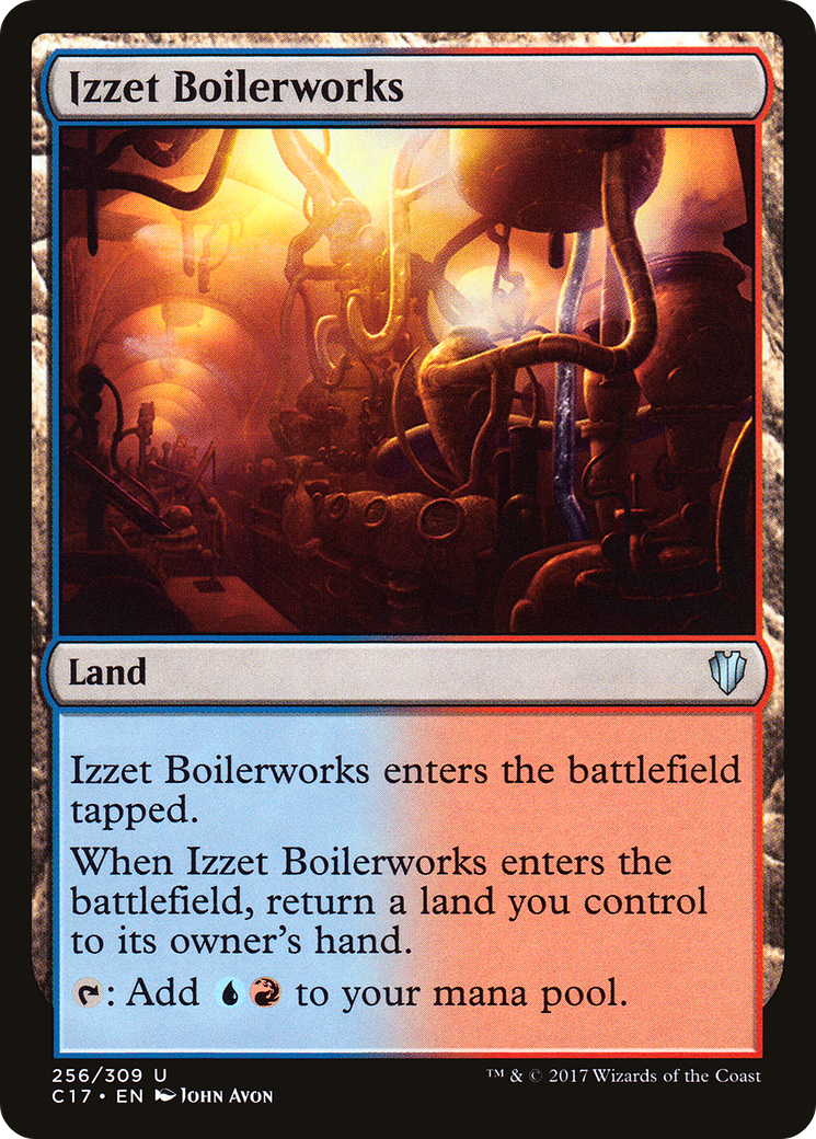 Izzet Boilerworks (C17-256) - Commander 2017 - Premium MTG Single from Wizards of the Coast - Just $0.26! Shop now at Game Crave Tournament Store