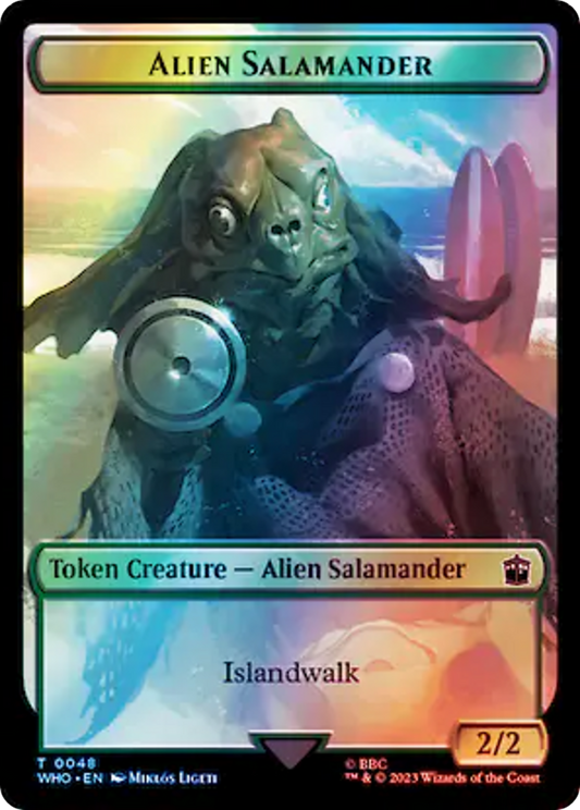 Alien Salamander (TWHO-048) - Doctor Who Tokens Foil - Premium MTG Single from Wizards of the Coast - Just $0! Shop now at Game Crave Tournament Store