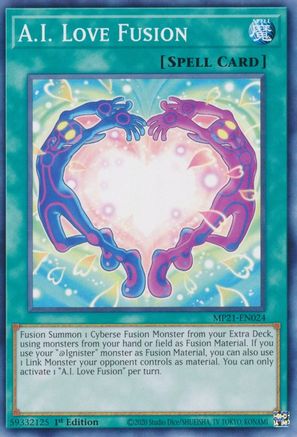 A.I. Love Fusion (MP21-EN024) - 2021 Tin of Ancient Battles 1st Edition - Premium Yugioh Single from Konami - Just $0.25! Shop now at Game Crave Tournament Store