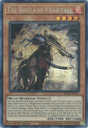 Tri-Brigade Fraktall (MP21-EN171) - 2021 Tin of Ancient Battles 1st Edition - Premium Yugioh Single from Konami - Just $1.67! Shop now at Game Crave Tournament Store