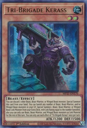 Tri-Brigade Kerass (MP21-EN170) - 2021 Tin of Ancient Battles 1st Edition - Premium Yugioh Single from Konami - Just $0.09! Shop now at Game Crave Tournament Store