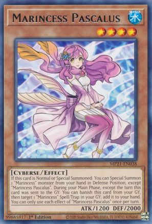 Marincess Pascalus (MP21-EN038) - 2021 Tin of Ancient Battles 1st Edition - Premium Yugioh Single from Konami - Just $0.25! Shop now at Game Crave Tournament Store