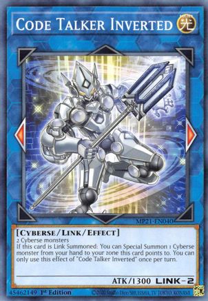 Code Talker Inverted (MP21-EN040) - 2021 Tin of Ancient Battles 1st Edition - Premium Yugioh Single from Konami - Just $0.25! Shop now at Game Crave Tournament Store
