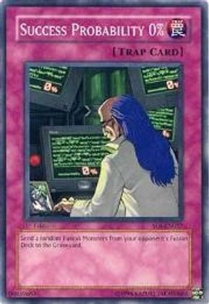 Success Probability 0% (SOI-EN057) - Shadow of Infinity 1st Edition - Premium Yugioh Single from Konami - Just $0.34! Shop now at Game Crave Tournament Store