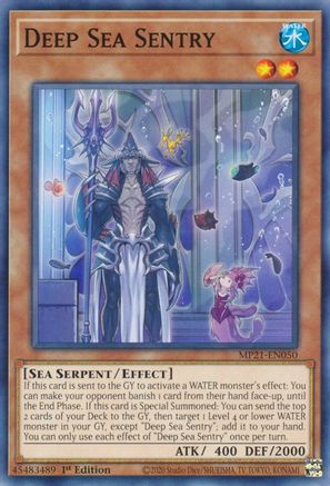 Deep Sea Sentry (MP21-EN050) - 2021 Tin of Ancient Battles 1st Edition - Premium Yugioh Single from Konami - Just $0.25! Shop now at Game Crave Tournament Store