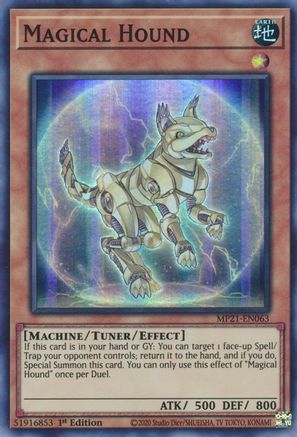 Magical Hound (MP21-EN063) - 2021 Tin of Ancient Battles 1st Edition - Premium Yugioh Single from Konami - Just $0.25! Shop now at Game Crave Tournament Store