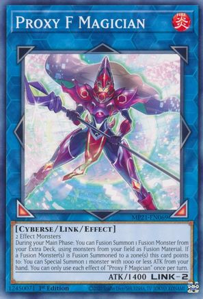 Proxy F Magician (MP21-EN069) - 2021 Tin of Ancient Battles 1st Edition - Premium Yugioh Single from Konami - Just $0.25! Shop now at Game Crave Tournament Store