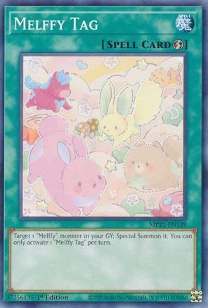 Melffy Tag (MP21-EN139) - 2021 Tin of Ancient Battles 1st Edition - Premium Yugioh Single from Konami - Just $0.25! Shop now at Game Crave Tournament Store