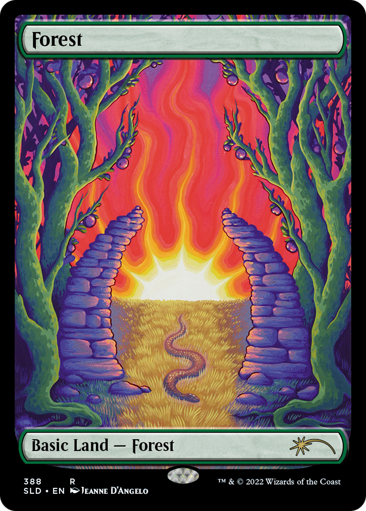 Forest (SLD-388) - Secret Lair Drop - Premium MTG Single from Wizards of the Coast - Just $1.17! Shop now at Game Crave Tournament Store