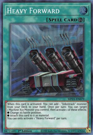 Heavy Forward (MP21-EN079) - 2021 Tin of Ancient Battles 1st Edition - Premium Yugioh Single from Konami - Just $0.25! Shop now at Game Crave Tournament Store