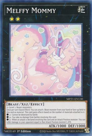 Melffy Mommy (MP21-EN130) - 2021 Tin of Ancient Battles 1st Edition - Premium Yugioh Single from Konami - Just $0.25! Shop now at Game Crave Tournament Store