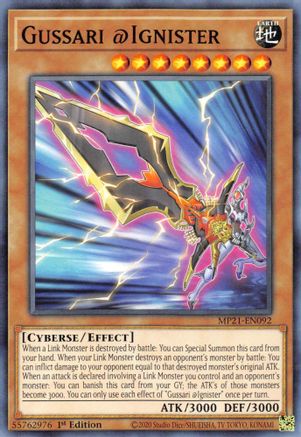 Gussari @Ignister (MP21-EN092) - 2021 Tin of Ancient Battles 1st Edition - Premium Yugioh Single from Konami - Just $0.25! Shop now at Game Crave Tournament Store