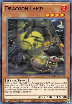 Dracoon Lamp (MP21-EN123) - 2021 Tin of Ancient Battles 1st Edition - Premium Yugioh Single from Konami - Just $0.25! Shop now at Game Crave Tournament Store