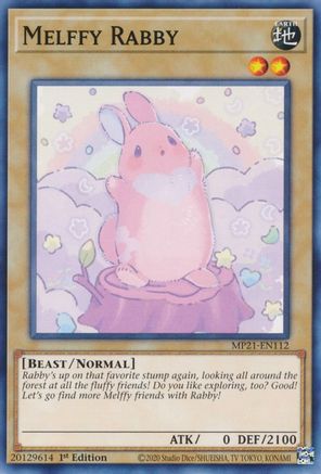 Melffy Rabby (MP21-EN112) - 2021 Tin of Ancient Battles 1st Edition - Premium Yugioh Single from Konami - Just $0.25! Shop now at Game Crave Tournament Store