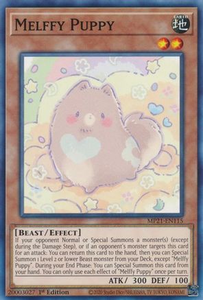 Melffy Puppy (MP21-EN115) - 2021 Tin of Ancient Battles 1st Edition - Premium Yugioh Single from Konami - Just $0.25! Shop now at Game Crave Tournament Store