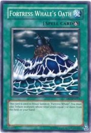 Fortress Whale's Oath (TP7-EN011) - Tournament Pack 7 Unlimited - Premium Yugioh Single from Konami - Just $0.26! Shop now at Game Crave Tournament Store