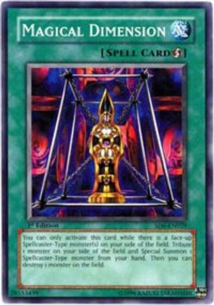 Magical Dimension (SD6-EN029) - Structure Deck: Spellcaster's Judgment 1st Edition - Premium Yugioh Single from Konami - Just $0.25! Shop now at Game Crave Tournament Store